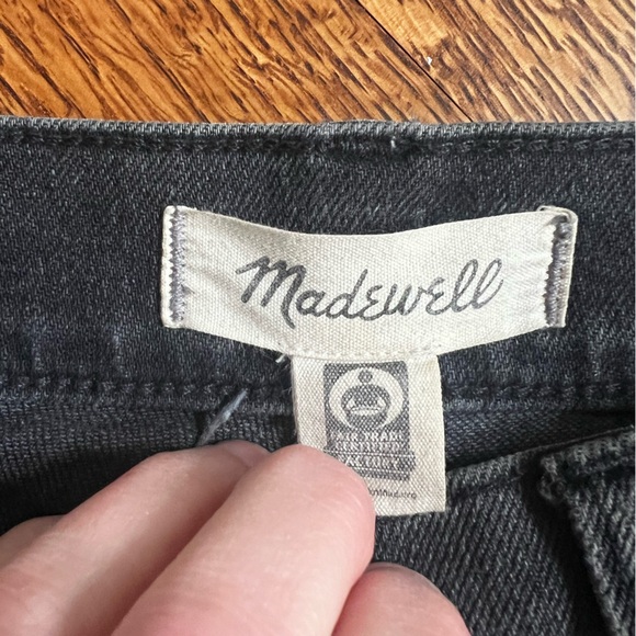 MADEWELL Black The Perfect Vintage Jean Denim Jeans High Rise‎ Retro Stretch 26 - Picture 4 of 9